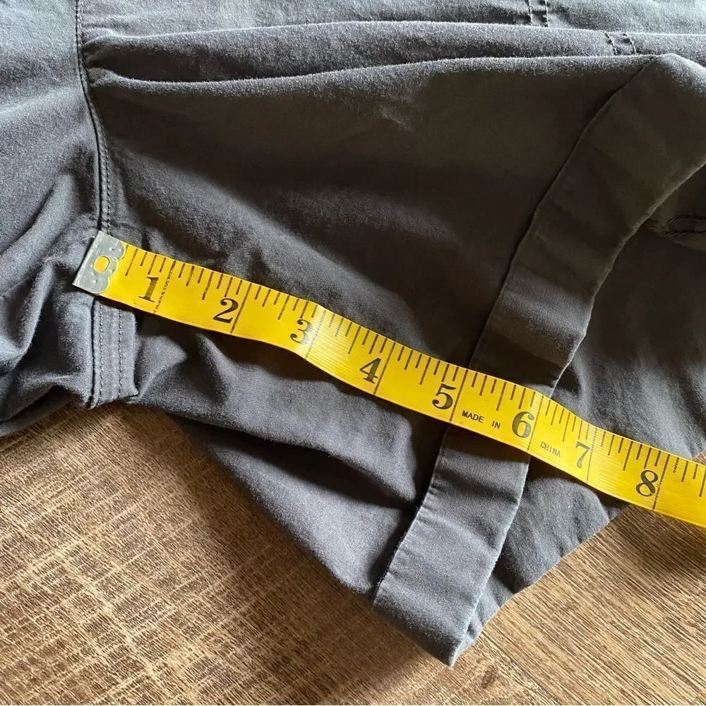 Eddie Bauer Shorts Pull On Grey 12 Cotton Athleisure